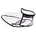 FRCOLOR Hairdressing Shoe Covers Clear TPU Non-Slip Removable Shoe Protector for Barbers Salon Haircut Styling Tool Size L 16.14X6.69X0.39In