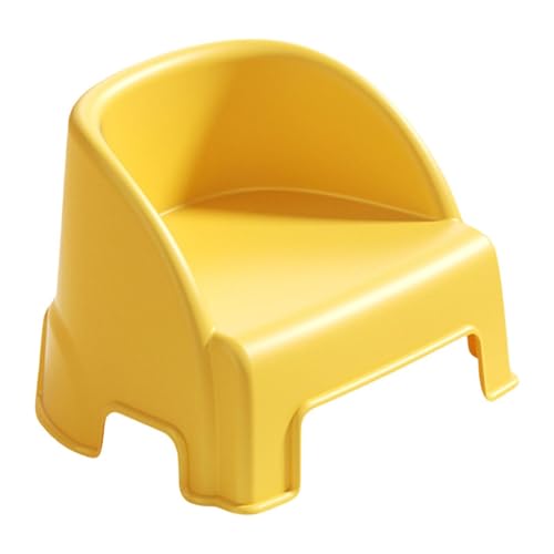 Image of ATORSE Small Stool Portable Footstool Kids Stool for Living Room Apartment Playroom Yellow