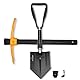 Xforst Set: Klappspaten KS1 & Mini-Spitzhacke PF45 – Unverzichtbares Set für Gartenarbeit, Camping & Survival