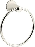 Kohler K-21955 Tempered 6-7/8' Wall Mounted Towel Ring - Vibrant Polished Nickel