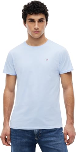 Tommy Jeans TJM Xslim Jersey Tee Dm0dm04411 T-Shirt S/S, Blue (Moonlight Iris), M Homme
