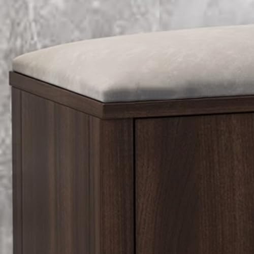 Tabouret à langer et meuble à chaussures pour une entrée chaleureuse - 5