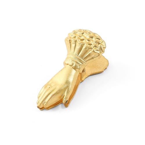 Pince à livre vintage en métal sculpté main rétro chic pour bureau élégant