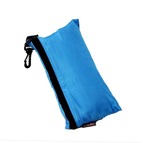 Happyyami Single Camping Liner Lightweight Sky Blue Outdoor Travel Bag for Backpacking Hotels and Camping Adventures Smooth Pongee Cloth Compact Design