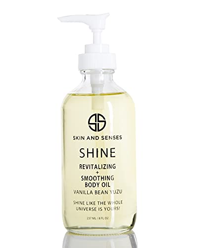 Shine Revitalizing & Smoothing Body Oil Vanilla Bean Yuzu â€“100% Natural, plant-based ingredients Loaded with an Organic blend of Healing Oils and Vitamin E, that deeply soothe, restore (Vanilla Bean Yuzu)