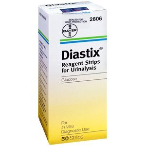 Bayer corp Diastix Reagent Strip (50 count) Part No. 2806 Qty 50 Per Box by Choice One