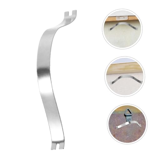 Image of Cabilock Aluminum Alloy Hook Back Plate Metal Spring Clips for Photo Frame Drywall Clips
