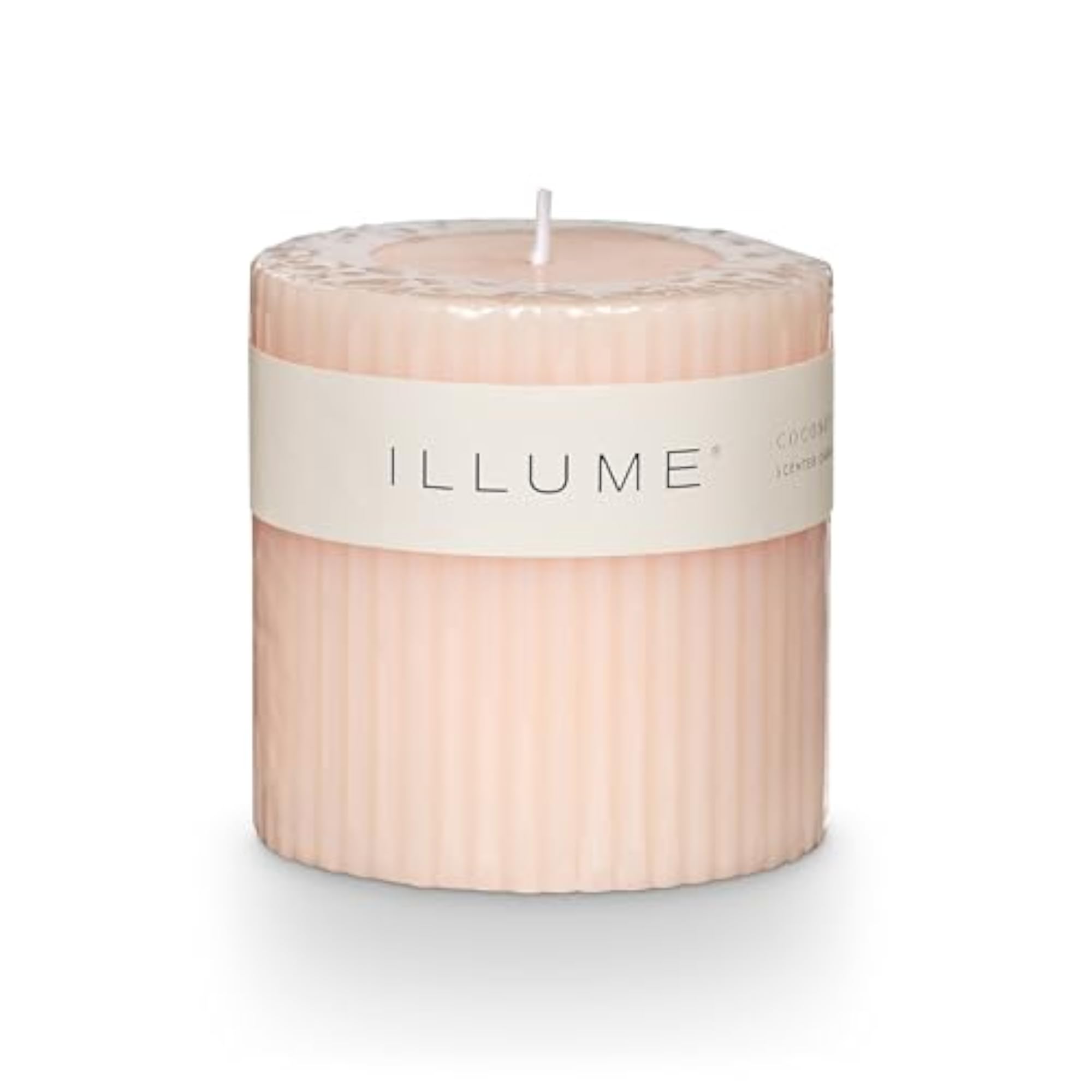 Beautifully Done Small Fragranced Pillar Candle - Coconut Milk Mango