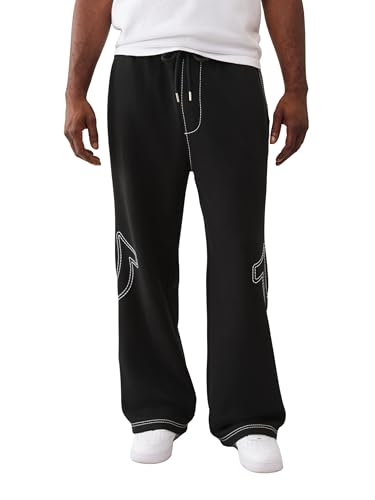 True Religion Men's Baggy Big T Sweatpants2