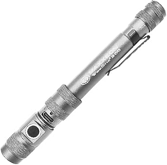MAXXEON MXN00369 - WorkStar 369 Rechargeable LED Zoom Penlight/Inspection Light USB-C, Silver
