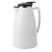 Solomi Caraffa Termica - Caraffa da caffè, Caraffa da caffè Termica sottovuoto in Acciaio Inossidabile 2000ml(Bianca)