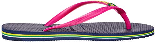 Chinelo, Havaianas, Slim Brasil, Marinho, 35/36, Feminino