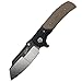 Eafengrow EF69 Pocket EDC Knife with Clip,Flipper Folding Knife for Camping Survival and Outdoor Activities Liner Lock. (EF69-desert)