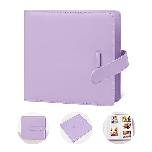 Album photo 360 pochettes pour Fujifilm Instax Mini 12 11 9 8+ 8 90 40 EVO LiPlay, Polaroid Snap/PIC-300/Z2300/ SocialMatic Instant Cameras & Zip Instant Printer (Violet)