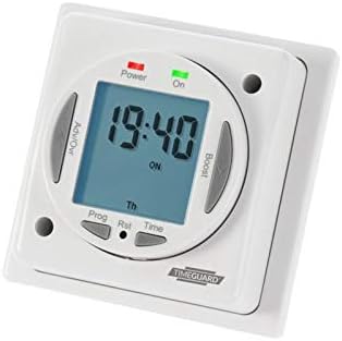 Timeguard NTT03 24-Hour/7-Day Compact Electronic Immersion Heater Timeswitch,White