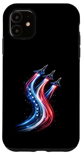 4th Of July USA Flag Jets Memorial Day �X�}�z�P�[�X iPhone 11 �p