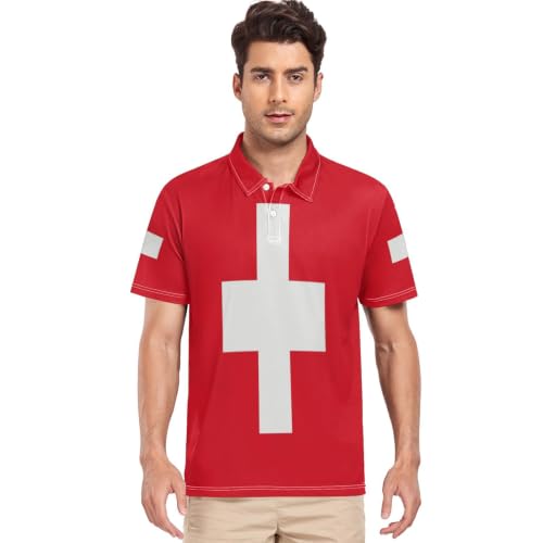 Polo de golf Suisse pour homme GuoChe taille S respirant