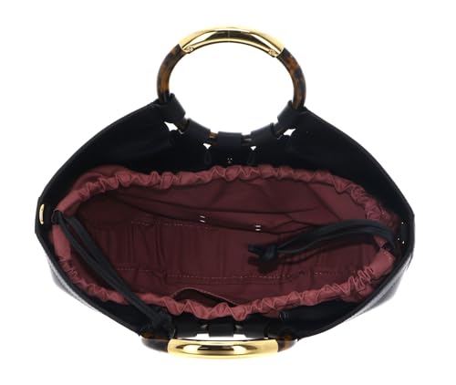 Bolso bandolera Coccinelle Shell de cuero liso con espacio funcional 5