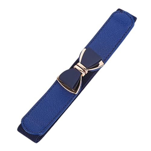 EDYRXWY Stylish Slimming Belt Elastic Waistband Waist Sash for Women Fashion Outfits (Royal Blue)