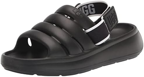 UGG Women's Sport Yeah Sandal, Black, 7