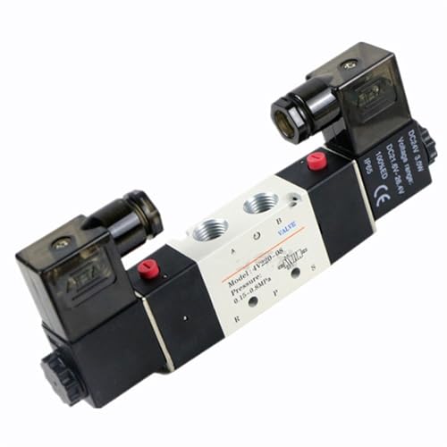 Électrovanne 4V220-08 1/4 pour stabiliser la pression de vos vérins - 2