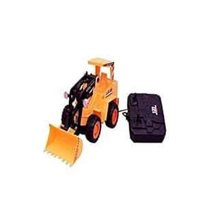 [BINZO World] Remote Control Excavator Toy 360° Degree Rotate JCB Construction Vehicle Battery Operated Powered Electric Truck for Kids-(Multicolor)