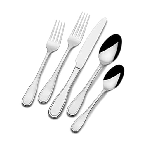 Fitz & Floyd Fitz and Floyd Everyday Bistro Classic Silverware 45piece service for eight,Gray,5266453