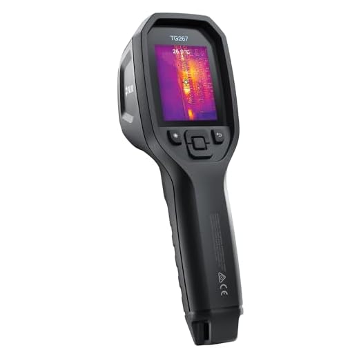 FLIR TG267 Thermal Imaging Camera with Bullseye Laser: Commercial Grade Infrared Camera for Building Inspection, HVAC and Electrical