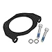Gxencks Front Crankshaft Seal Engine Serpentine Belt Guards For BMW 128i 328i 528i 335i 135i N54 N55 S55 N52 Crank Seal Guard Plate Black pcs