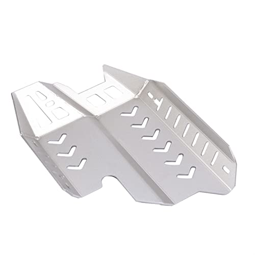 Cubre cárter CB500X 2019-2020 protector chasis aluminio plateado duradero 4