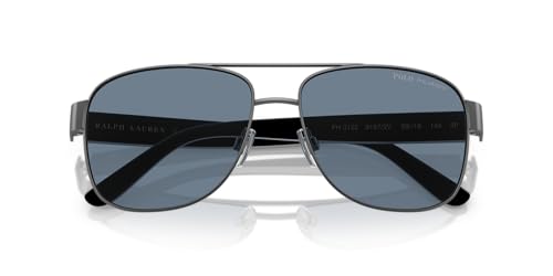 Image of POLO RALPH LAUREN mens Ph3122 Aviator Sunglasses