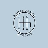  Endangered Species Manuale 6-Speed FunnyNOK Adesivo Vinile  Auto Camion Furgoni Pareti Laptop Nero  4 x 4.3 pollici  NOK 2017