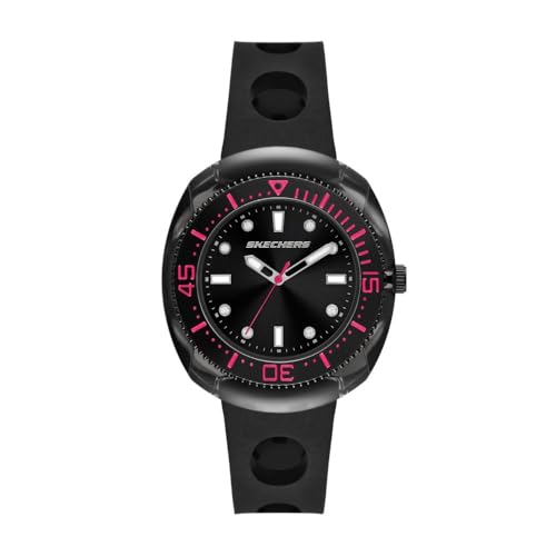 Image of Skechers Redondo Metal and Silicone Watch for Women