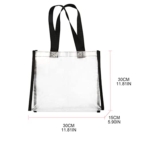 Clear Bags Stadium Approved Clear Tote Bag Closure Crossbody Shoulder Bag For Gym Concert Sports Festivals2