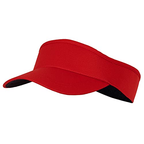 Headsweats Unisex Adult Velocity Visor (Red) Cap, Red, Medium #TOP1