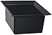 Produktbild BLANCO SELECT Universalbox 1,5 Liter | 205 x 168 x 94 mm | Kunststoff schwarz | Einhängbar in 8, 15 und 19 Liter Eimern | [16,8x20,5x9,4 cm]