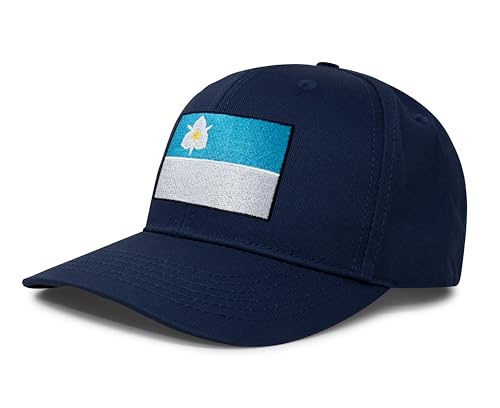 Image of International Tie City Hat for Men and Women, Adjustable Snapback Trucker Baseball Cap with Embroidered Patch