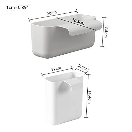 Canasta colador para desagüe de fregadero blanca miniatura 7