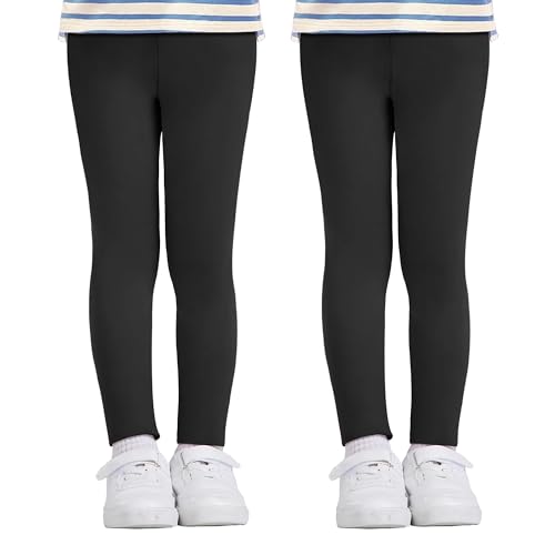 Nlieanuc Thermoleggings Mädchen High Waist - Gefütterte Thermo Leggings...