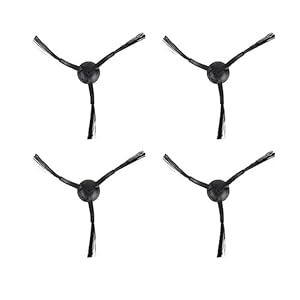 HUAYUWA Vakuum Seitenbürste Zubehör Kit für Tikom G8000 G8000Pro Roboter Staubsauger Ersatzteile Zubehör, 4 Seitenbürsten