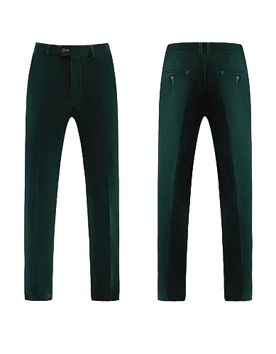 Mens 2 Piece Velvet Slim Fit Suit Peaked Lapel One Button Tuxedo Slim Fit Dinner Jacket & Pants4