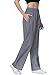 LZLRUN Women Reflective Hip Hop Rave Trousers Wide Leg Pants Retro Straight Leg Pants Streetwear (US, Alpha, X-Large, Regular, Regular, Silver)