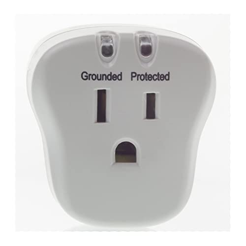 ACCL 1 Outlet 540 Joules Power Surge Protector with EMI/RFI Filter, 1pk