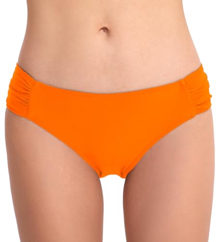 Image of Women's Bathing Suit Bottoms Full Coverage Ruched Bikini Tankini Bottom Swimsuit Brief