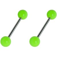 Tienda GLE2227Z2a - Piercing de lengua fosforescentes,