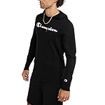 Champion-Mens-T-shirt-Hoodie-Cotton-Mid-weight-Hooded-Mens-T-shirt-Comfortable-Mens-Tee