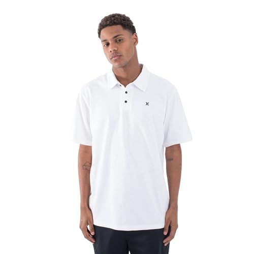 Hurley Mens Icon Slub Polo Short Sleeve