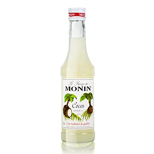MONIN Sirop de Coco pour Café, Cappuccino et Chocolat Chaud - Arômes Naturels - 25cl