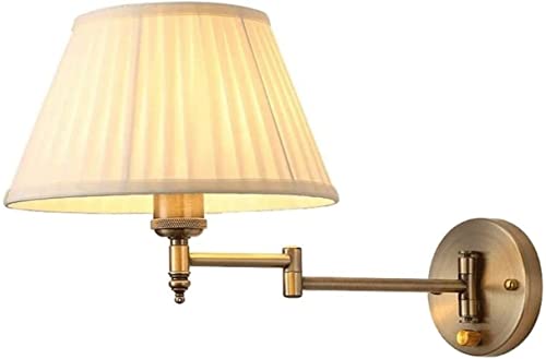 Aplique de pared ajustable dorado para solucionar esquinas oscuras