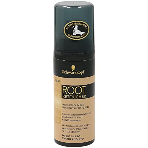 Schwarzkopf Root Retoque Spray de Coloración Color Rubio Claro - 1 Ud de 120ml